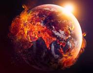 Imagen referencial a las altas temperaturas que se han desatado en el planeta a causa de la emisión de gases de efecto invernadero, mismos que son provocados por el hombre.