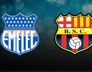 Escudos de Emelec y Barcelonaa SC
