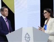Debate presidencial entre Daniel Noboa y Luisa González
