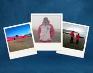 Composición de Francisco Garcés en la Antártida