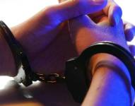 Fotografía referencial de una persona detenida.