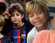 Imagen de archivo de Gerard Piqué junto a sus dos hijos, Sasha y Milan.