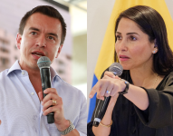 Daniel Noboa y Luisa González compiten por la Presidencia de la República.