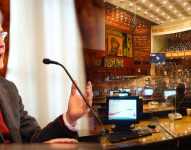 Presidente de Ecuador, Guillermo Lasso - Asamblea Nacional de Ecuador. Foto: Jhosue Vite Ecuavisa