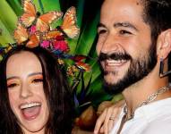 Imagen de Camilo y Evaluna en redes sociales.