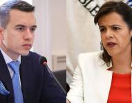 Daniel Noboa y María Paula Romo.