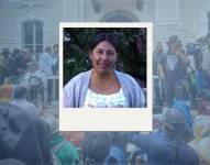 Pacha Terán es dirigente del movimiento indígena.