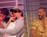 Ricky Martin disfruta del concierto de Bad Bunny.