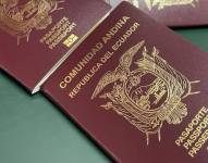 Pasaporte ecuatoriano en una imagen de archivo.