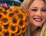 Imagen de la presentadora ecuatoriana Marián Sabaté.