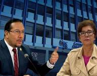 Hernán Ulloa y Gina Aguilar, quienes empezaron como suplentes y terminaron como presidentes del Cpccs.