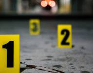 Imagen referencial de una escena del crimen.