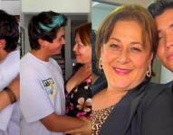 Imágenes de archivo de Alina Lozano y Jim Velásquez, la controversial pareja de actores colombianos con 30 años de diferencia.