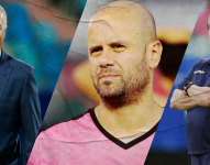 Gustavo Alfaro, Miguel Ángel Ramírez y Hernán Darío Gómez.