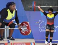 Las pesistas Tamara Salazar y Lisseth Ayoví consiguieron medallas de oro para Ecuador en la división de 87 kg y +87 kg