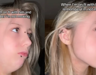 Captura de resultados tras realizar ejercicios de mewing mostrados por los fanáticos de esta técnica.