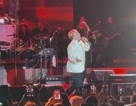 Christian Castro en el concierto de Guayaquil.