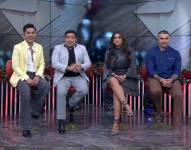 José Vargas, Henry Bustamante, Dora West y José Urrutia en una imagen de archivo.