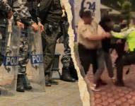 En las últimas horas se viralizó el video de una agresión a policías en el sector de San Rafael.