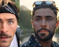 Imágenes de Zac Efron en redes sociales.