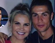 Imagen de Cristiano Ronaldo y su hermana en redes sociales.