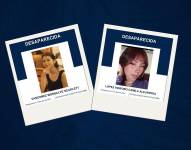 Afiche de búsqueda de las menores de edad.