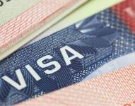 Imagen referencial de una visa americana, el documento migratorio que le permite a los ecuatorianos entrar de manera legal a EE.UU.