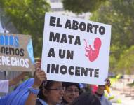Activistas provida exigían el veto total de la ley de aborto por violación.