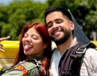 Toño Navarrete y Nashly Lainez en una imagen de archivo.