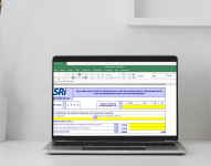 La proyección de gastos se realiza en un formulario.
