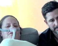 Paola Roldán participó en la audiencia de forma telemática.