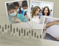 Composición fotográfica que muestra las razones de por qué las mujeres en Ecuador hoy tienen menos hijos.