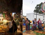 Día de los difuntos en varios países.