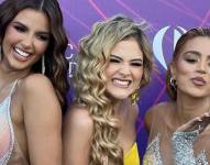 Dayanara Peralta, Mar Rendón y Andreína Bravo en alfombra roja de los Premios Heat 2023