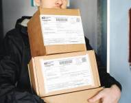 Imagen referencial de entrega de paquetes