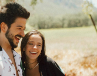 Los cantantes Evaluna Montaner y Camilo Echeverry en una fotografía compartida en redes sociales.