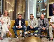 Dora West, Gaby Díaz, El Puma, Diego Spotorno, Santiago Naranjo y José Urrutia en una imagen de archivo.