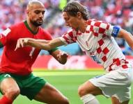 Amrabat y Modric, figuras de ambas selecciones.
