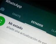 Imagen referencial de WhatsApp en su apartado de estados, el que le permite compartir material audiovisual a sus usuarios por un lapso de tiempo de 24 horas.