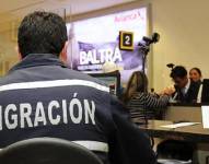 Uno de los puntos de control migratorio en Ecuador (imagen referencial).