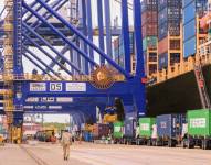 Los exteriores de la terminal portuaria de Guayaquil.