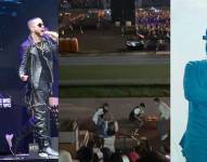 Imágenes de archivo de Wisin y Yandel, Arcángel y sucesos ocurridos en su concierto en Guayaquil.