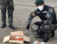 Policía detuvo un vehículo que transportaba explosivos, en El Oro