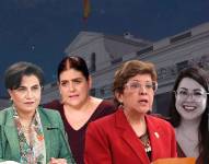 Gabriela Sommerfeld, Mónica Palencia, Ivonne Núñez y Andrea Arrobo.