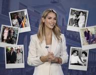 En la composición, se expone a algunas de las primeras damas ecuatorianas.