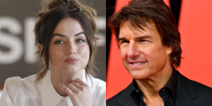 Ana de Armas y Tom Cruise.