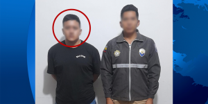 El uniformado fue capturado en el sector de El Toachi.