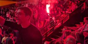 Imágenes de los disturbios ocurridos durante el concierto de la Filarmónica de Israel