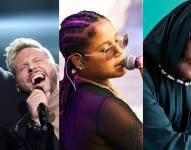 Imagen de archivo de Sin Bandera, Tockischa y Danny Ocean.