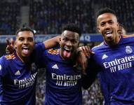 Rodrygo, Vinícius y Militao